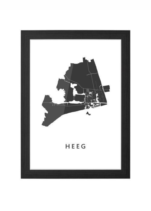 Heeg Ingelijst in Zwart lijst Kopen | Kunst in Kaart