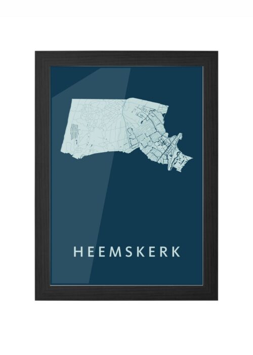 Heemskerk Feldgrau Ingelijst in Zwart lijst Kopen | Kunst in Kaart