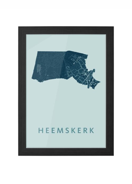 Heemskerk Mint Ingelijst in Zwart lijst Kopen | Kunst in Kaart