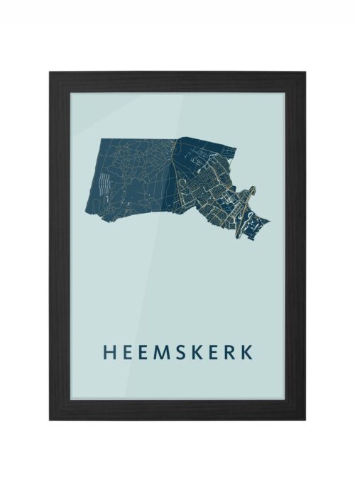 Heemskerk Prussian Ingelijst in Zwart lijst Kopen | Kunst in Kaart