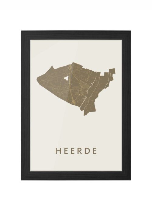 Heerde Gold Ingelijst in Zwart lijst Kopen | Kunst in Kaart
