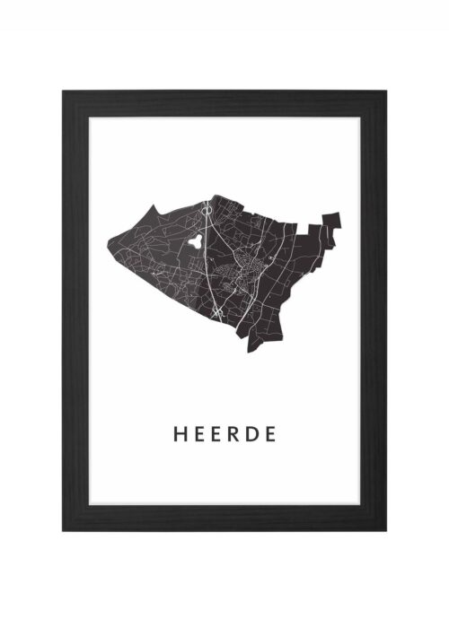 Heerde White Ingelijst in Zwart lijst Kopen | Kunst in Kaart