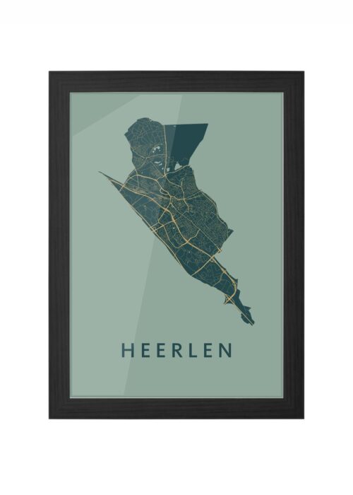 Heerlen Amazon Ingelijst in Zwart lijst Kopen | Kunst in Kaart