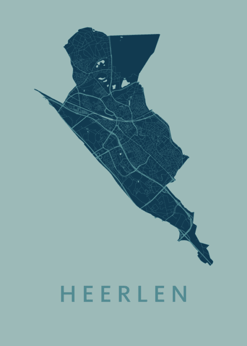 Heerlen Mint Stadskaart Poster Kopen