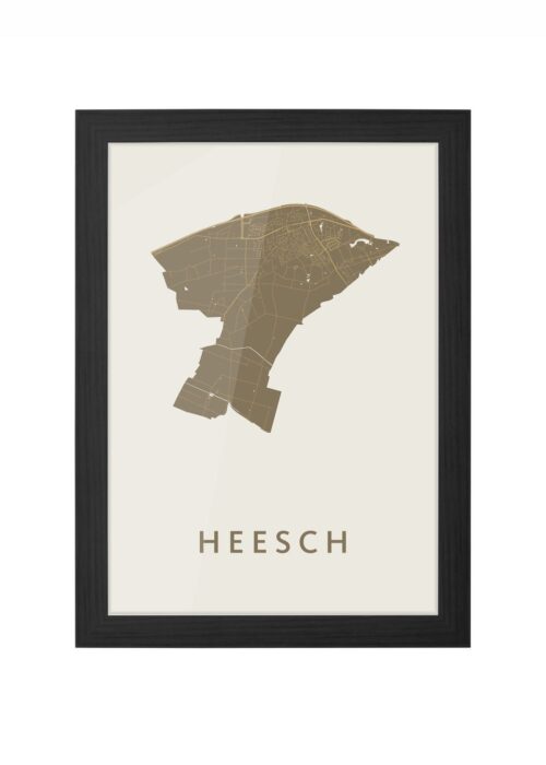Heesch Gold Ingelijst in Zwart lijst Kopen | Kunst in Kaart
