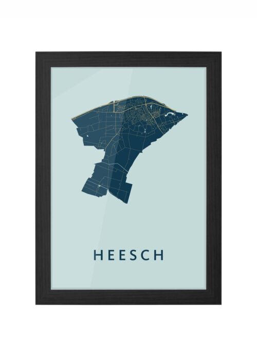 Heesch Prussian Ingelijst in Zwart lijst Kopen | Kunst in Kaart