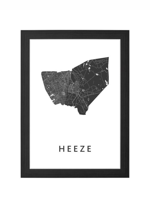 Heeze Ingelijst in Zwart lijst Kopen | Kunst in Kaart