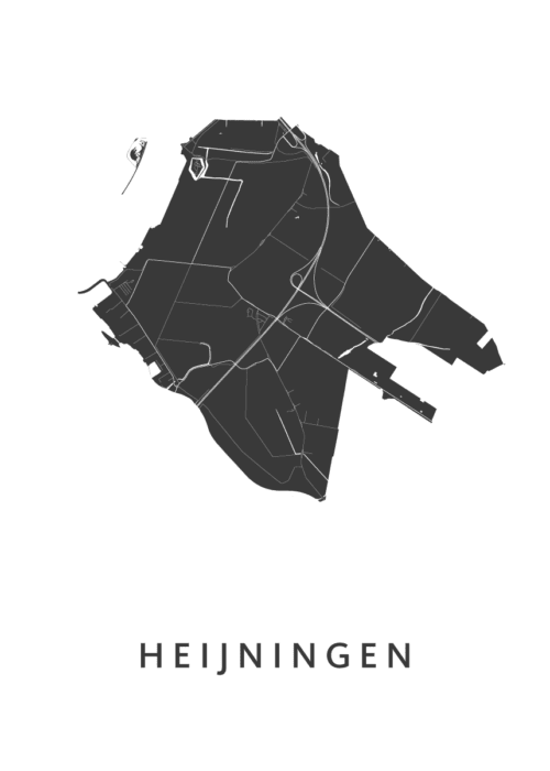 Heijningen Stadskaart Poster Kopen
