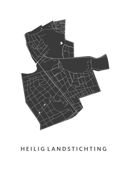 Heilig Landstichting Stadskaart Poster Kopen