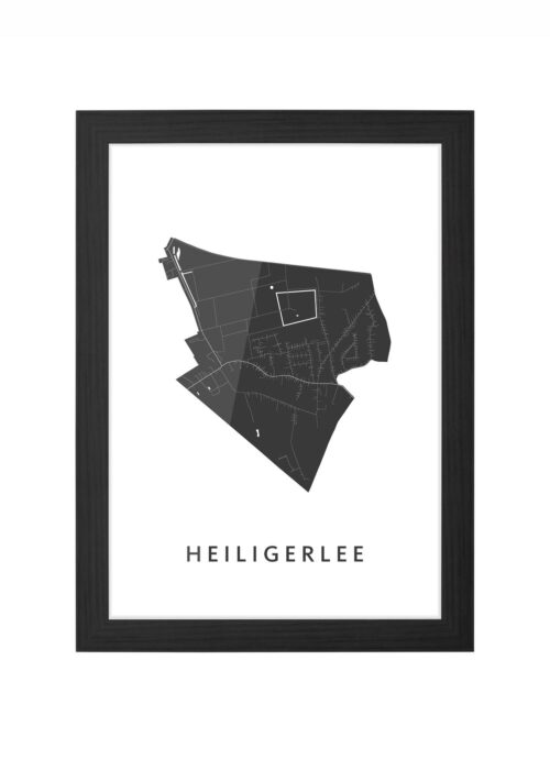 Heiligerlee Ingelijst in Zwart lijst Kopen | Kunst in Kaart