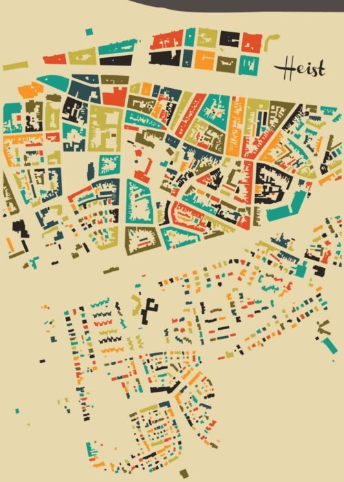 Heist Stadskaart Poster Kopen
