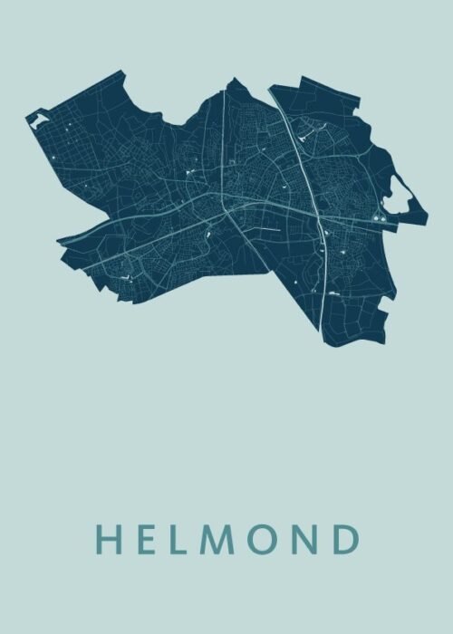 Helmond Mint Stadskaart Poster Kopen