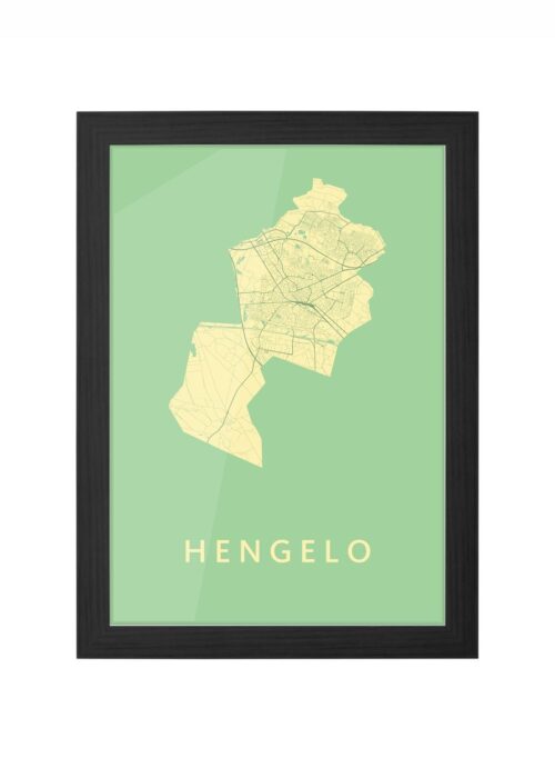 Hengelo Spring Ingelijst in Zwart lijst Kopen | Kunst in Kaart