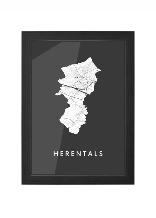 Herentals Black Ingelijst in Zwart lijst Kopen | Kunst in Kaart