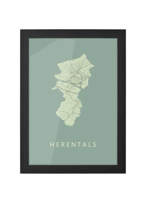 Herentals Olive Ingelijst in Zwart lijst Kopen | Kunst in Kaart