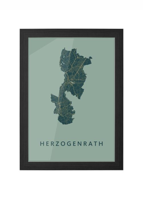 Herzogenrath Amazon Ingelijst in Zwart lijst Kopen | Kunst in Kaart