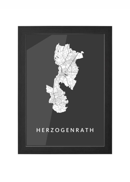 Herzogenrath Black Ingelijst in Zwart lijst Kopen | Kunst in Kaart