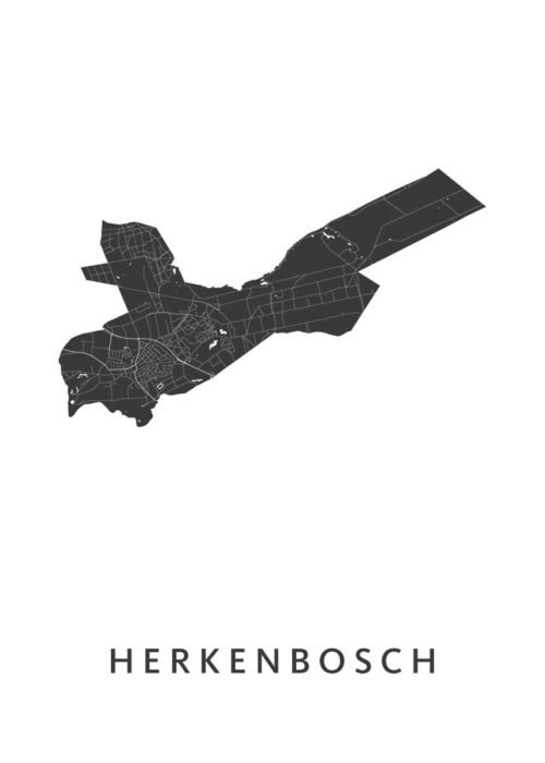 Herkenbosch Stadskaart Poster Kopen