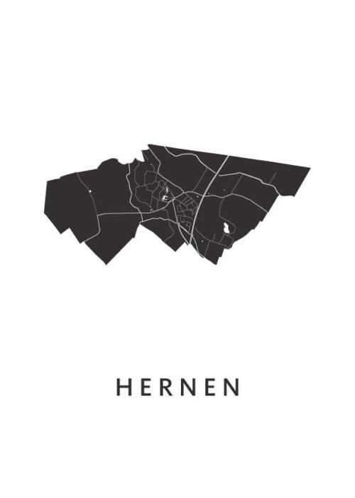 Hernen Stadskaart Poster Kopen