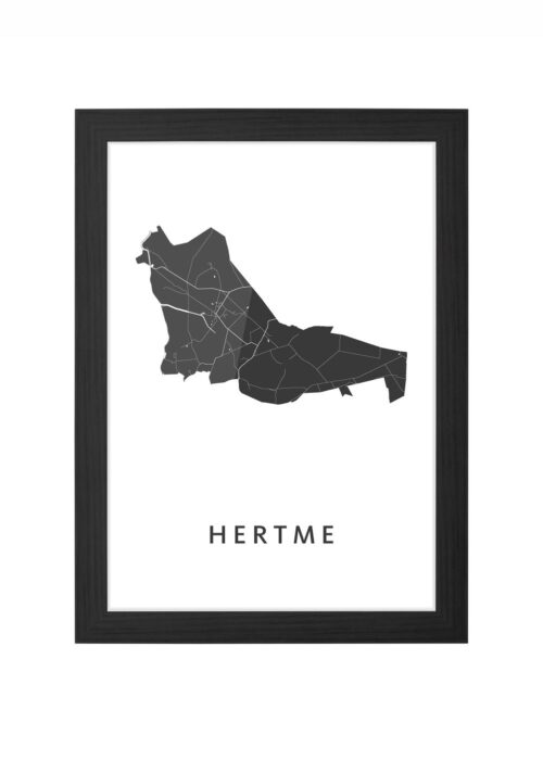 Hertme Ingelijst in Zwart lijst Kopen | Kunst in Kaart