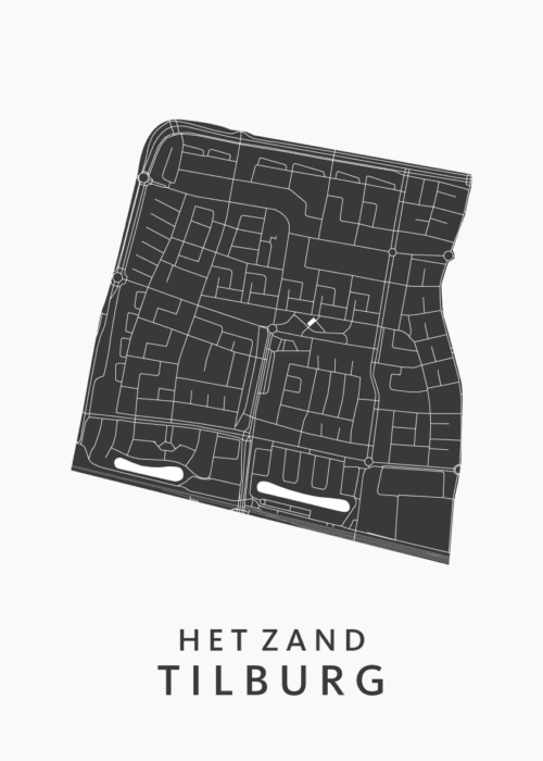 Het Zand Wijkkaart Tilburg