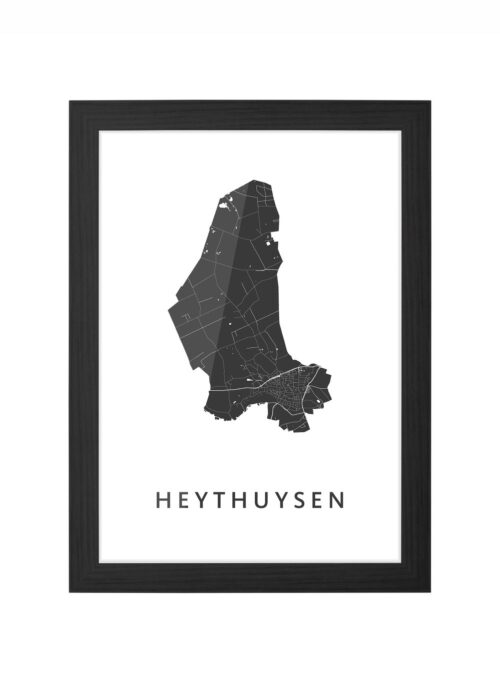 Heythuysen Ingelijst in Zwart lijst Kopen | Kunst in Kaart