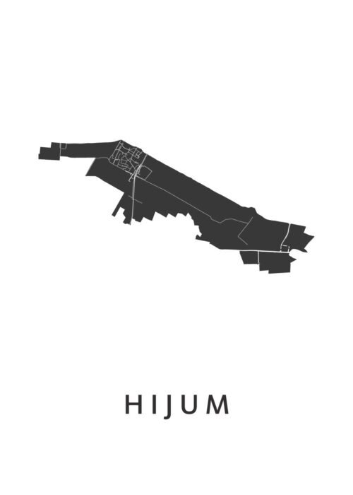 Hijum Stadskaart