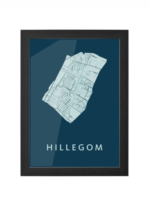 Hillegom Feldgrau Ingelijst in Zwart lijst Kopen | Kunst in Kaart