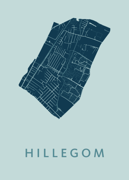 Hillegom Mint Stadskaart Poster Kopen