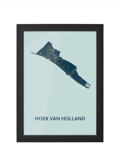 Hoek van Holland Prussian Ingelijst in Zwart lijst Kopen | Kunst in Kaart