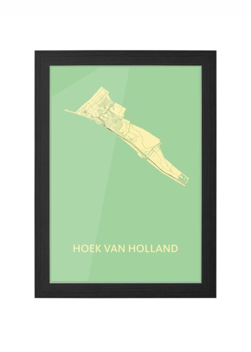 Hoek van Holland Spring Ingelijst in Zwart lijst Kopen | Kunst in Kaart