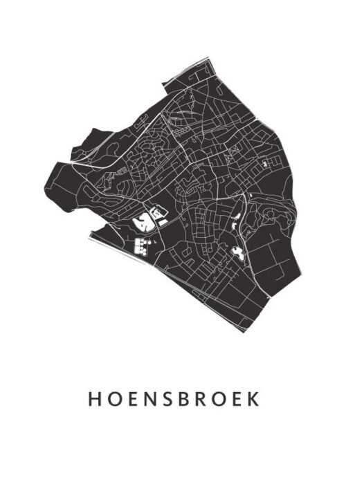 Hoensbroek Stadskaart Poster Kopen