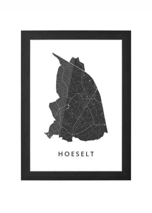 Hoeselt Ingelijst in Zwart lijst Kopen | Kunst in Kaart
