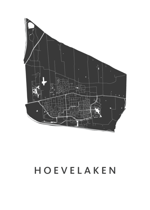 Hoevelaken Stadskaart Poster Kopen