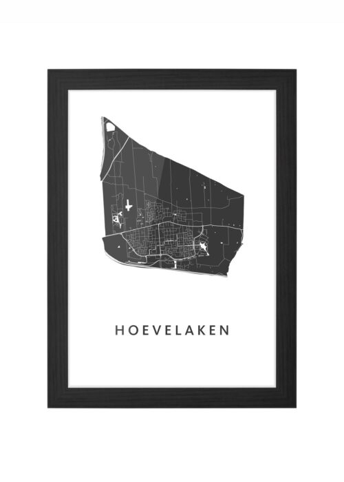 Hoevelaken Ingelijst in Zwart lijst Kopen | Kunst in Kaart