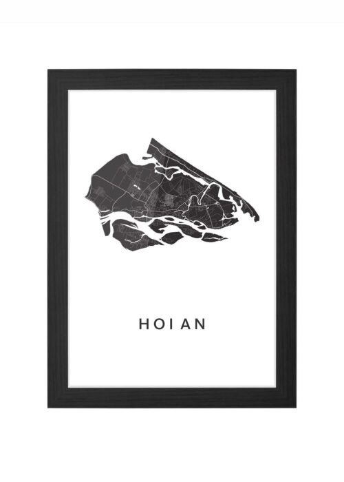Hoi An Ingelijst in Zwart lijst Kopen | Kunst in Kaart