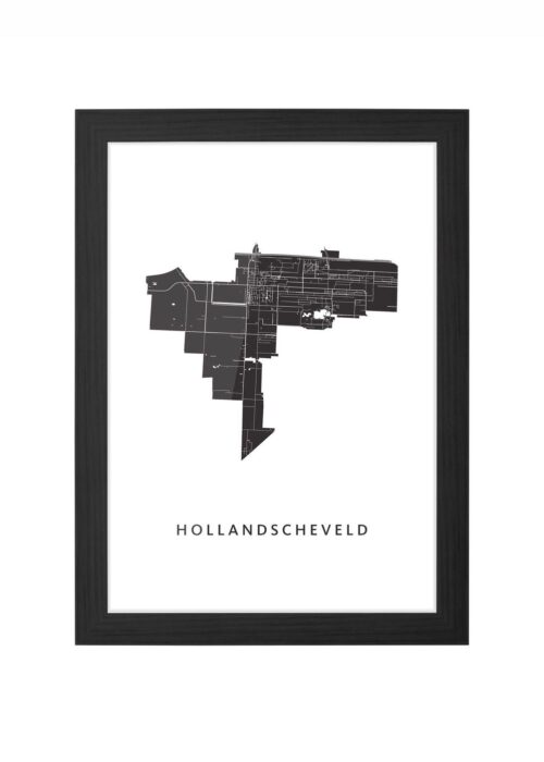 Hollandscheveld Ingelijst in Zwart lijst Kopen | Kunst in Kaart