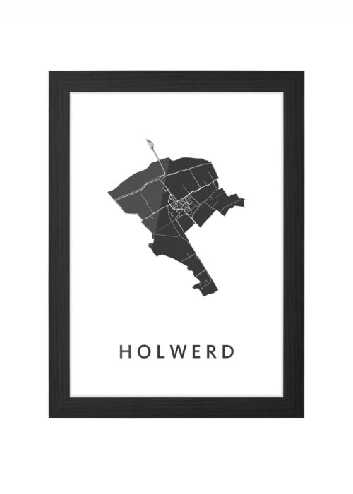 Holwerd Ingelijst in Zwart lijst Kopen | Kunst in Kaart
