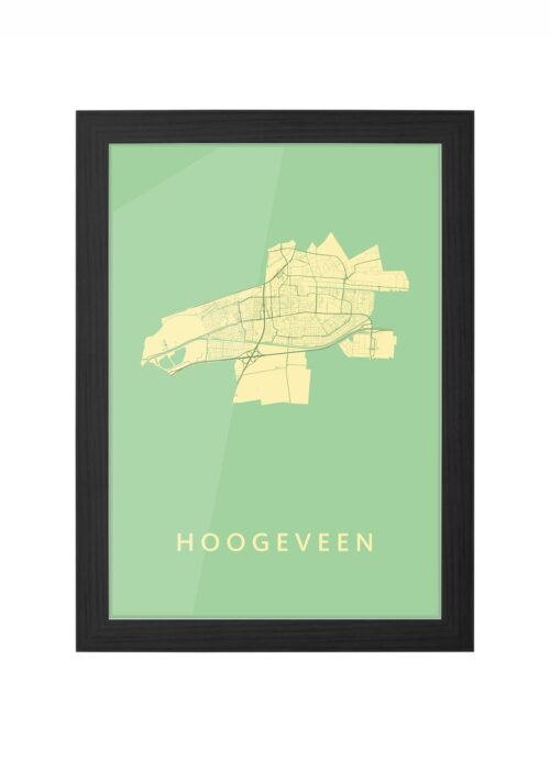 Hoogeveen Spring Ingelijst in Zwart lijst Kopen | Kunst in Kaart