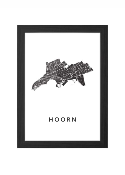 Hoorn White Ingelijst in Zwart lijst Kopen | Kunst in Kaart