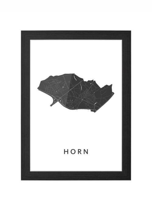 Horn Ingelijst in Zwart lijst Kopen | Kunst in Kaart