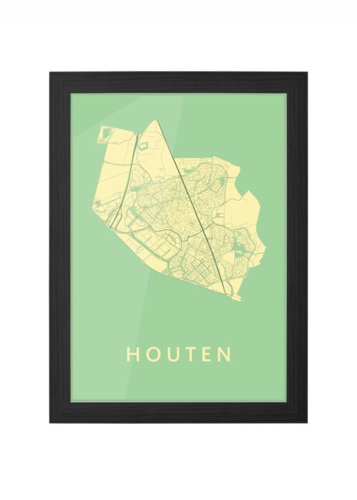Houten Spring Ingelijst in Zwart lijst Kopen | Kunst in Kaart