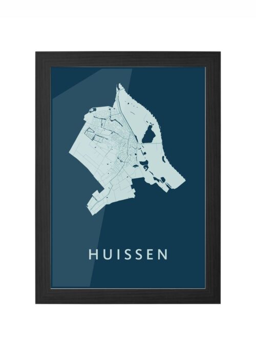 Huissen Feldgrau Ingelijst in Zwart lijst Kopen | Kunst in Kaart