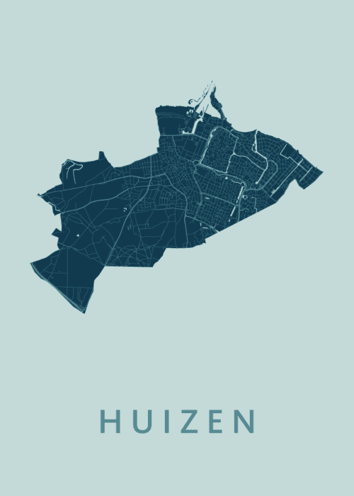 Huizen Mint Stadskaart Poster Kopen