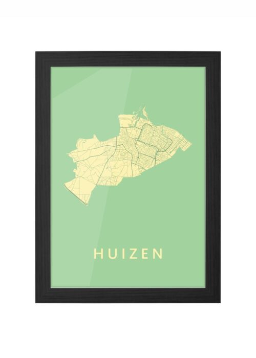 Huizen Spring Ingelijst in Zwart lijst Kopen | Kunst in Kaart