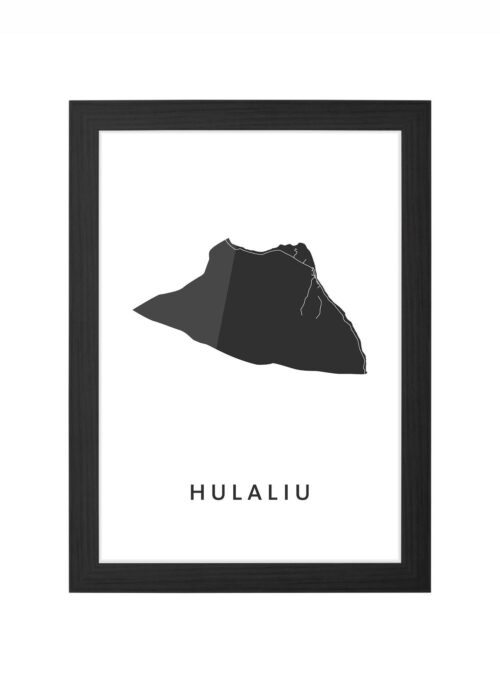 Hulaliu Ingelijst in Zwart lijst Kopen | Kunst in Kaart