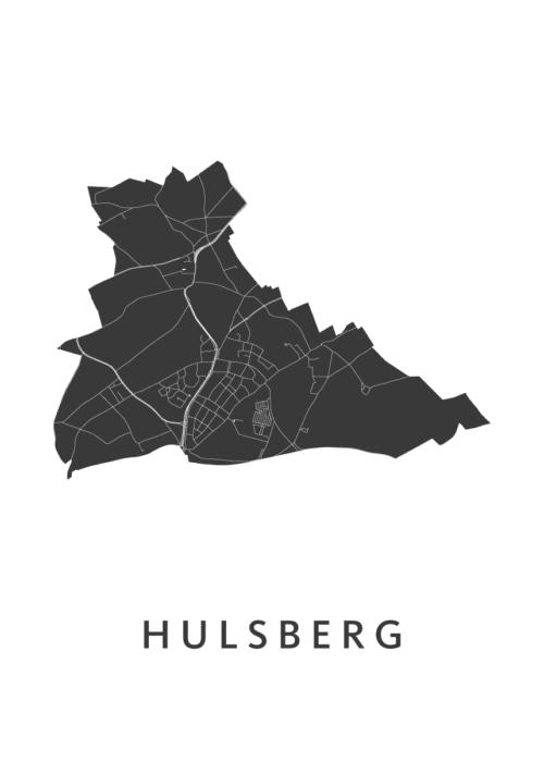 Hulsberg Stadskaart Poster Kopen