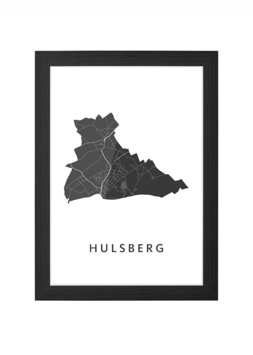 Hulsberg Ingelijst in Zwart lijst Kopen | Kunst in Kaart
