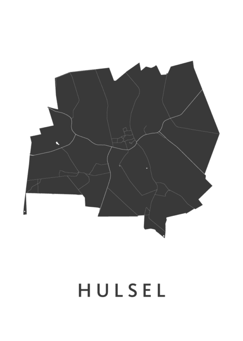 Hulsel Stadskaart Poster Kopen