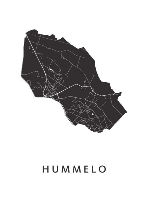 Hummelo Stadskaart Poster Kopen